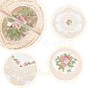 6Pcs 3 Style Polyester Embroidery Table Mats AJEW-GF0004-86-4