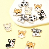 12Pcs 6 Styles Alloy Pendant ENAM-FS0001-81-8