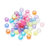 600Pcs 12 Colors Transparent Acrylic Beads TACR-YW0001-34-5