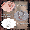 Gothic Alloy Shoes Charms HJEW-GO00068-8