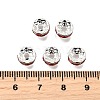 Brass Grade A Rhinestone Spacer Beads RB-A014-Z8mm-21S-4