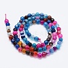 Natural Agate Beads Strands G-E469-12G-2
