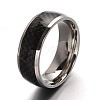 Classical 304 Stainless Steel Wide Band Finger Rings X-RJEW-F043-42-20mm-2
