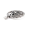 304 Stainless Steel Pendants X-STAS-M299-02AS-3