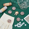 Alloy Cufflinks & 4-Hole Plastic Buttons HJEW-NB00246-4