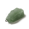 Raw Rough Natural Green Aventurine Pendants G-A028-01B-4