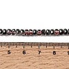 Electroplate Glass Beads Strands GLAA-Q105-03S-4