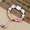 Handmade Porcelain Beaded Charm Bracelets FS-WG45621-06-1