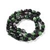 Natural Ruby in Zoisite Beads Strands G-P497-01C-50-3