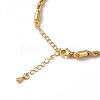 Rack Plating Brass Rope Chain Bracelet for Women BJEW-C020-11A-G-3