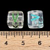 Acrylic European Beads MACR-I042-01V-3