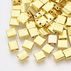 Electroplate Glass Seed Beads X-SEED-S023-20C-06-1