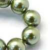 Baking Paint Glass Pearl Bead Strands X-HY-Q003-3mm-49-3