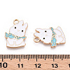 Alloy Enamel Pendants PALLOY-N170-035C-NR-3