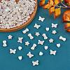 300Pcs 4 Style ABS Plastic Imitation Pearl Beads KY-SZ0001-40-3