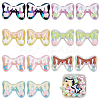 14Pcs 7 Colors Plating Acrylic Beads OACR-AN0001-01-1