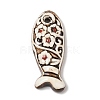 Handmade Porcelain Big Pendants PORC-Z003-01B-2