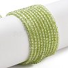 Natural Peridot Beads Strands G-B107-A06-01A-1
