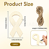 Unfinished Blank MDF Pendants Set for Painting Arts WOOD-WH20008-13D-2