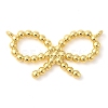Bowknot Rack Plating Brass Pendants KK-S396-10A-1