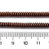 Electroplated Non-magnetic Hematite Beads Strands G-P571-B01-01C-4