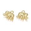 Electroplated Alloy Charms PALLOY-G267-02G-2