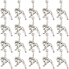 80PCS Tibetan Style Alloy Pendants PALLOY-SC0004-27-1