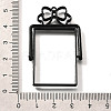 Alloy Open Back Bezel Pendants PALLOY-I223-10EB-3