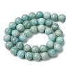 Natural Amazonite Beads Strands LS-G-K068-03-10mmA-5