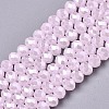Electroplate Glass Beads Strands LS-EGLA-A034-J8mm-A09-1