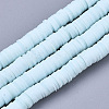 Handmade Polymer Clay Beads Strands CLAY-R089-6mm-032-1