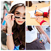 48Pcs 12 Colors Star Silicone Beads SIL-TA0001-56-8