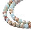 Synthetic Imperial Jasper Dyed Beads Strands X-G-D077-A01-01I-4
