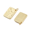 Brass Pendants KK-Q006-08G-2