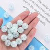 Transparent Crackle Acrylic Beads MACR-S373-66B-N11-6