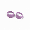 Spray Painted Alloy Cuff Rings RJEW-T011-06-RS-3