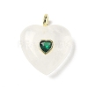 Natural Quartz Crystal Pendants G-C274-04I-1
