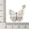 Brass Micro Pave Clear Cubic Zirconia Pendants KK-L211-020P-02-3