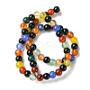 Natural Agate Beads Strands G-F417-05-6mm-2
