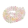 Transparent Glass Beads Strands X-GLAA-T023-6mm-A14-2