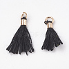 Polycotton(Polyester Cotton) Tassel Pendant Decorations FIND-S275-01G-1