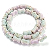 Baking Paint Synthetic Turquoise Beads Strands G-H060-05E-3