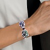 Adjustable Braided Nylon Cord Macrame Pouch Bracelet Making AJEW-SW00013-16-6