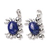 Natural Lapis Lazuli Pendants X-G-D469-01P-15-2