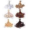 6Pcs 6 Styles High Temperature Fiber Long Pear Perm Hairstyle Doll Wig Hair DIY-GL0005-63A-1