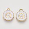 Golden Plated Alloy Charms X-ENAM-S118-01Q-1