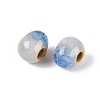 Handmade Crackle Porcelain Beads PORC-Q008-06B-09-2