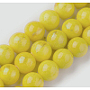 Natural Mashan Jade Beads Strands G-F670-A10-8mm-2