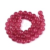 Natural Quartz Beads Strands G-T129-01-8mm-3