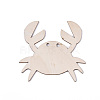 Crab Shape Unfinished Wood Cutouts DIY-ZX040-03-05-1
